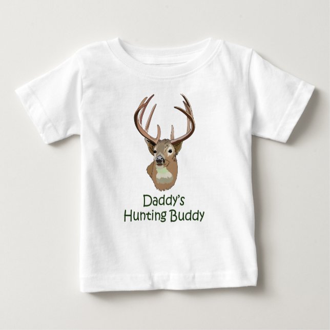 T-shirt Pour Bébé Épouse de chasse (Devant)