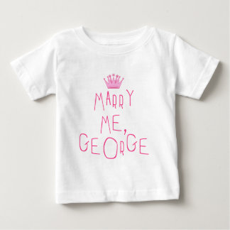 T-shirt Pour Bébé Épousez-moi, George