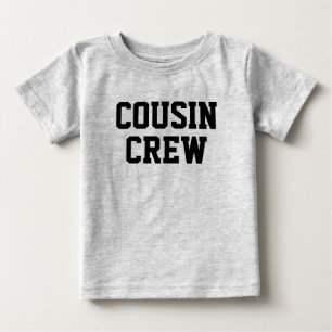 T-shirt Pour Bébé Équipage Cousin   Enfants noirs correspondants