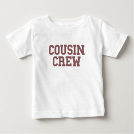 T-shirt Pour Bébé Équipage Cousin | Rust Kids Baby