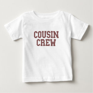 T-shirt Pour Bébé Équipage Cousin   Rust Kids Baby