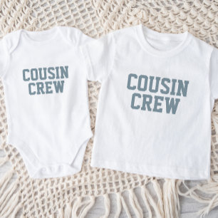 T-shirt Pour Bébé Équipage Cousin   T-shirt bébé Dusty Blue Kids