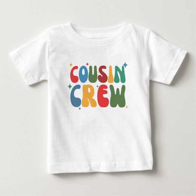 T-SHIRT POUR BÉBÉ ÉQUIPAGE DE COUSIN (Devant)