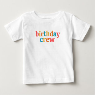 T-shirt Pour Bébé équipe d'anniversaire
