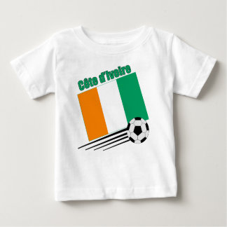 T-shirt Pour Bébé Équipe de Côte d'Ivoire