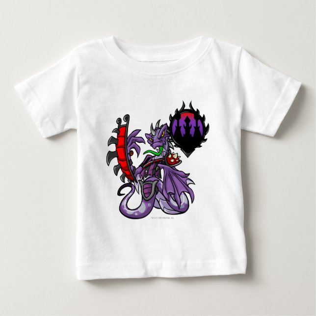 T-shirt Pour Bébé Équipe de la citadelle de Darigan Capitaine 1 (Devant)