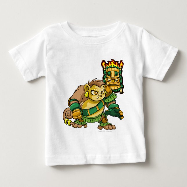T-shirt Pour Bébé Équipe de Mystery Island Capitaine 1 (Devant)