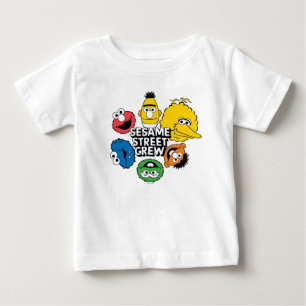 T-shirt Pour Bébé Équipe de Sesame Street