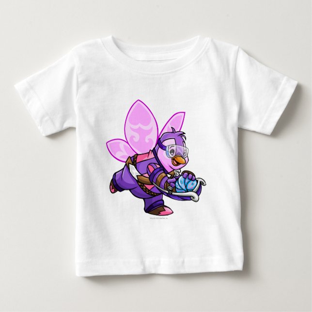 T-shirt Pour Bébé Équipe Faerieland Capitaine 2 (Devant)