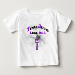 T-shirt Pour Bébé Équipe Jesus Luke 916