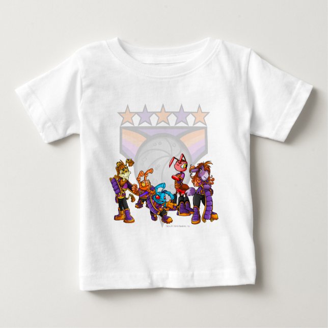 T-shirt Pour Bébé Équipe Kreludor (Devant)