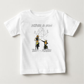 T-shirt Pour Bébé Équipe Vater und Sohn Spieler