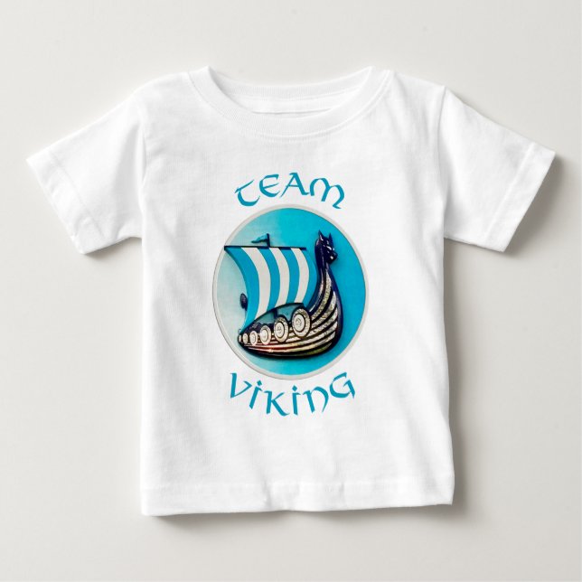 T-shirt Pour Bébé équipe-Viking (Devant)