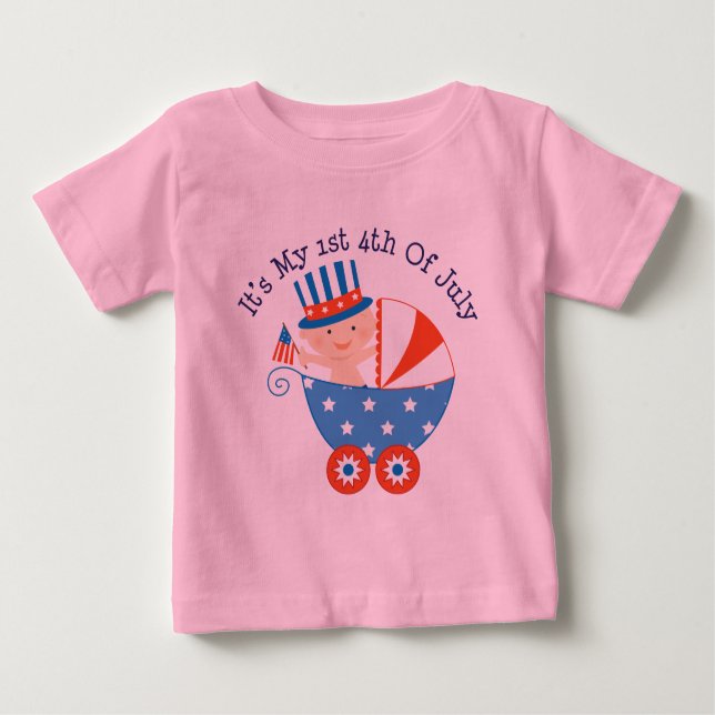 T-shirt Pour Bébé ęr 4 juillet (bébé) (Devant)