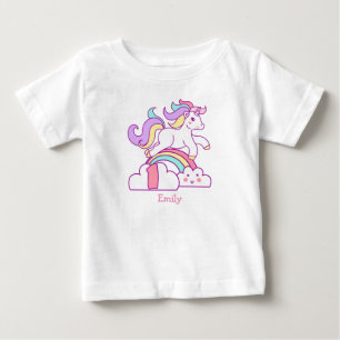 T-shirt Pour Bébé Ęr anniversaire de licorne