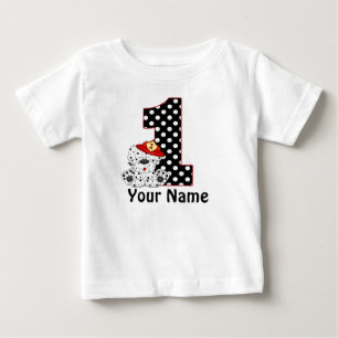 T-shirt Pour Bébé ęr Chemise personnalisée par Dalmate de pompier