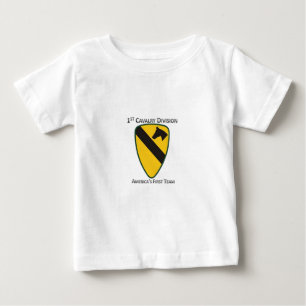 T-shirt Pour Bébé ęr Division de cavalerie