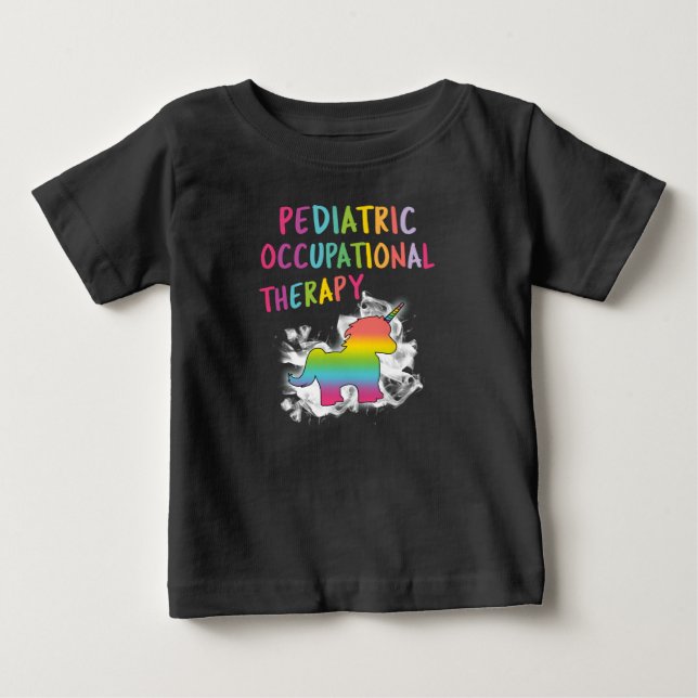 T-shirt Pour Bébé Ergothérapie pédiatrique OT (Devant)