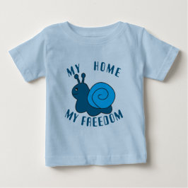 T-shirt Pour Bébé Escargot