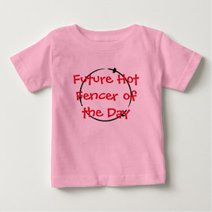 T-shirt Pour Bébé Escrimeur chaud du jour - futur escrimeur chaud