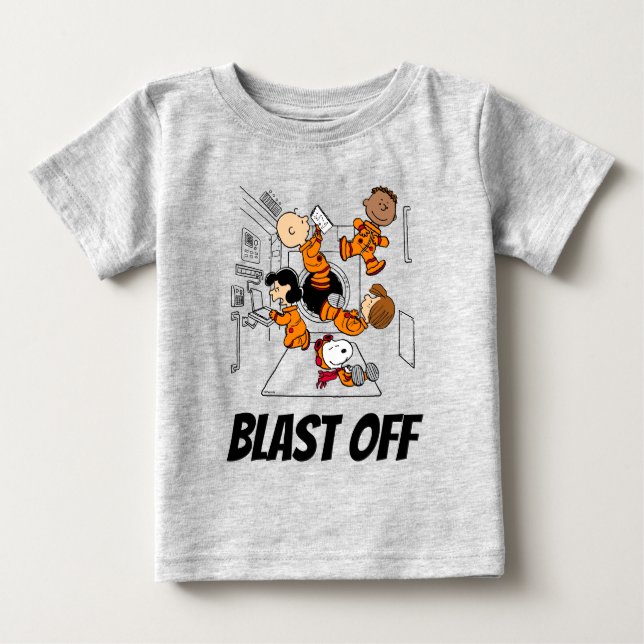 T-shirt Pour Bébé ESPACE | Bande d'arachides dans l'espace (Devant)