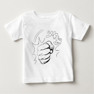 T-shirt Pour Bébé Esquisse de masque d'art pop rétro