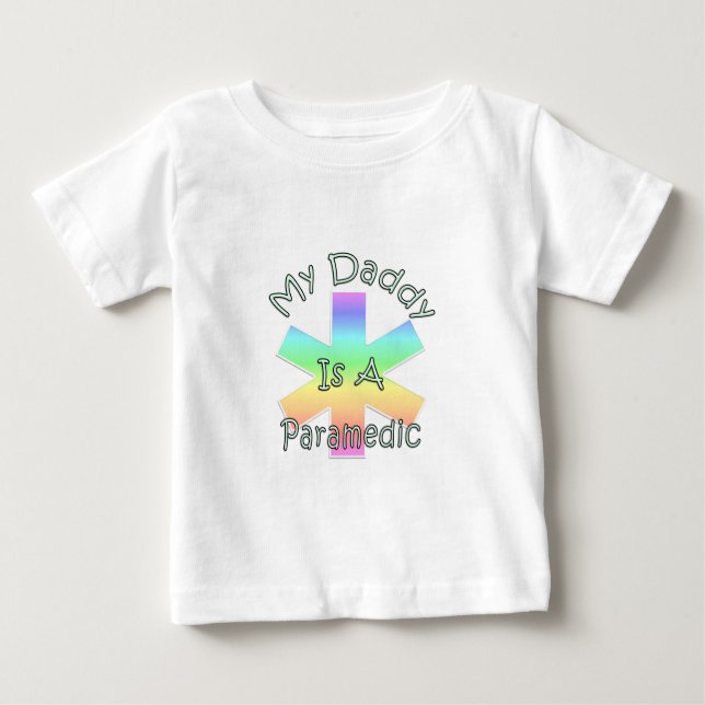 T-shirt Pour Bébé Et mon papa est un infirmier (Devant)
