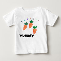 Été Carottes mignonnes Yummy Baby Grey