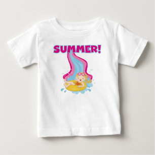 T-shirt Pour Bébé Été Fille blonde