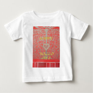 T-shirt Pour Bébé Étincelle et brillance : Coeur de Parties scintill