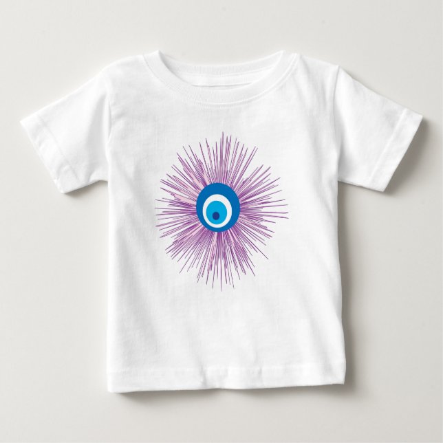 T-shirt Pour Bébé étoile chanceuse rose1 (Devant)