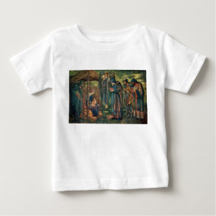 T-shirt Pour Bébé Étoile de Bethléem (par Edward Burne-Jones)