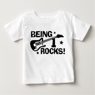 T-shirt Pour Bébé Être 1 Rocks