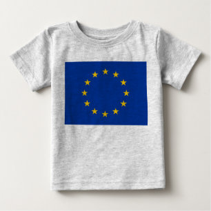 T-shirt Pour Bébé European Union EU Flag