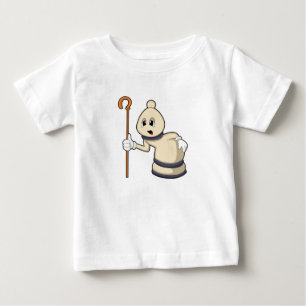 T-shirt Pour Bébé Évêque aux échecs