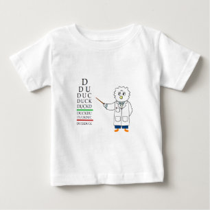 T-shirt Pour Bébé Examen de la vue (optométriste)