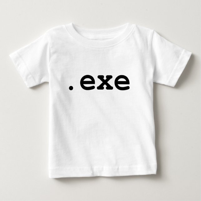 T-SHIRT POUR BÉBÉ .EXE (Devant)