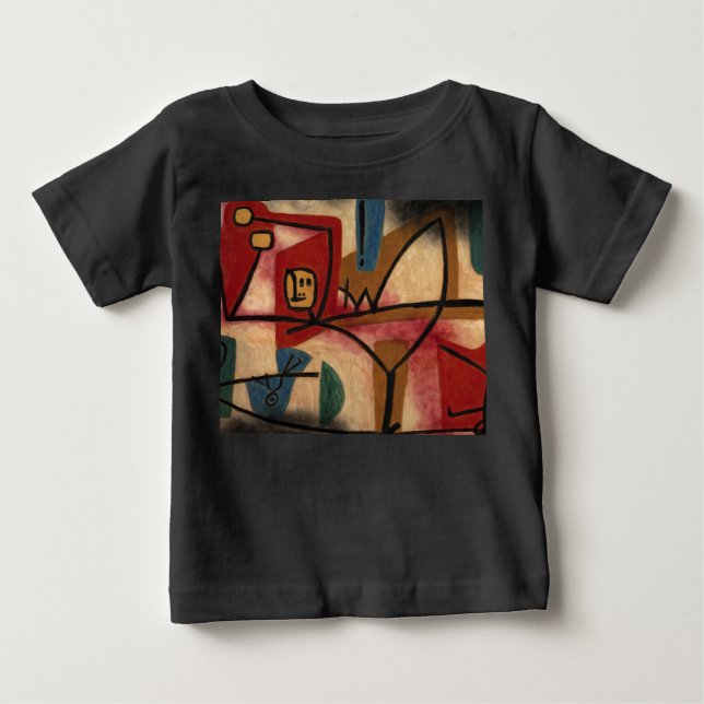 T-shirt Pour Bébé Exubérance de Paul Klee (Devant)