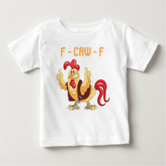 T-shirt Pour Bébé F-Caw-F Funny Chicken