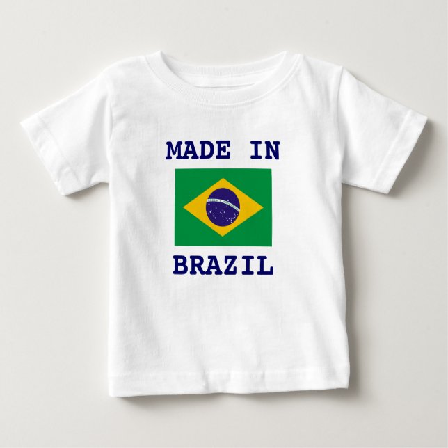 T-shirt Pour Bébé Fabriqué au Brésil (Devant)