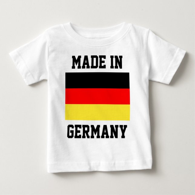 T-shirt Pour Bébé Fabriqué en Allemagne (Devant)