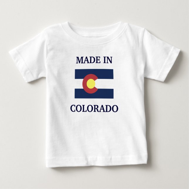 T-SHIRT POUR BÉBÉ FABRIQUÉ EN COLORADO (Devant)