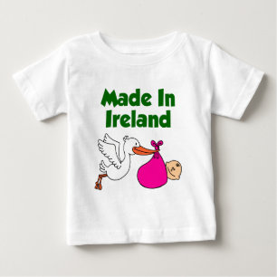 T-shirt Pour Bébé Fabriqué En Irlande (Fille)