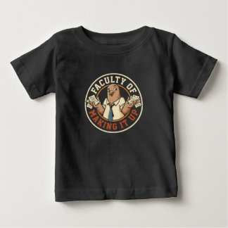 T-shirt Pour Bébé Faculté de Faire semblant Drôle Oiseau