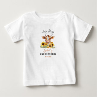 T-shirt Pour Bébé Faisons la fête jusqu'à ce que les vaches rentrent