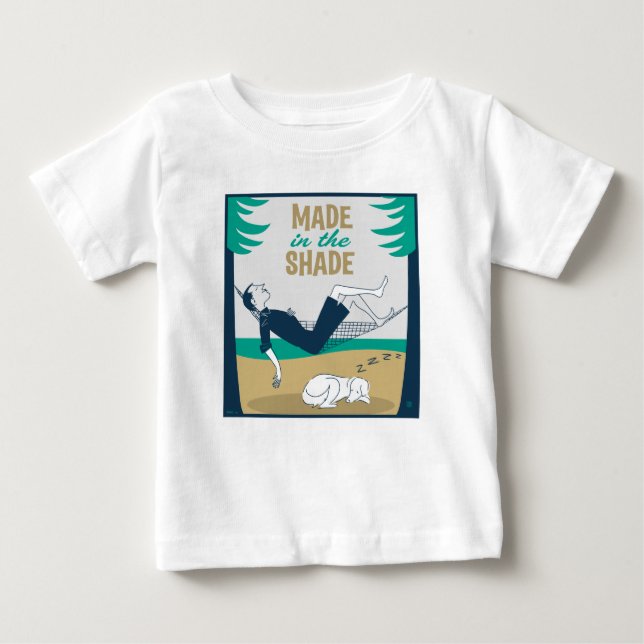 T-shirt Pour Bébé Fait à l'ombre (Devant)
