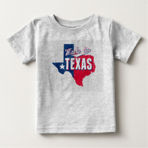 T-shirt Pour Bébé "Fait dans le Texas "
