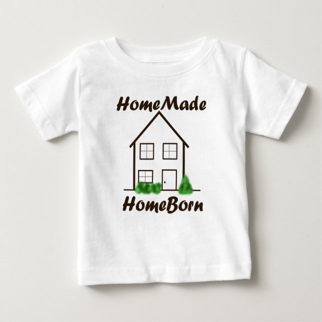 T-shirt Pour Bébé Fait maison, indigène (Devant)