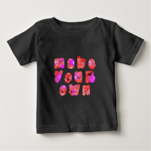 T-shirt Pour Bébé Faites votre propre coeur