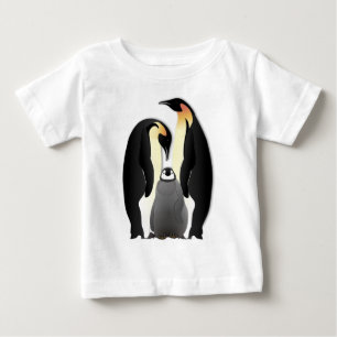 T-shirt Pour Bébé famille des pingouins